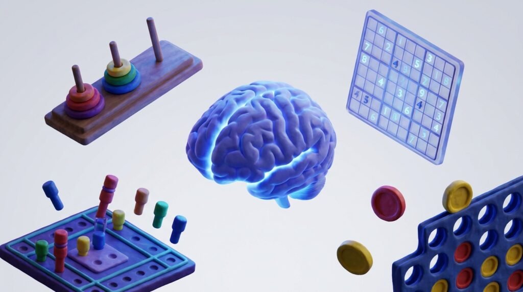 Juegos de Lógica para Adultos Mayores: Ejercicios y Retos Mentales Gratis Colección de juegos de lógica para adultos mayores y razonamiento cognitivo