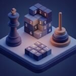 Icono de juegos de lógica y razonamiento para personas mayores
